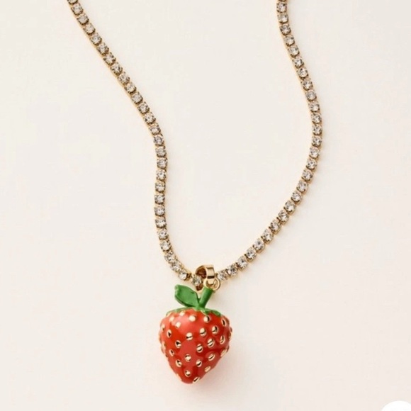 Kate Spade Target Strawberry Necklace - Picture 2 of 6